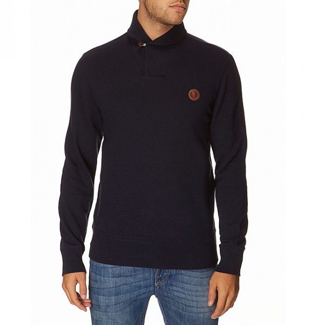 Fred Perry Overhead Shawl Collar Sweatshirt
