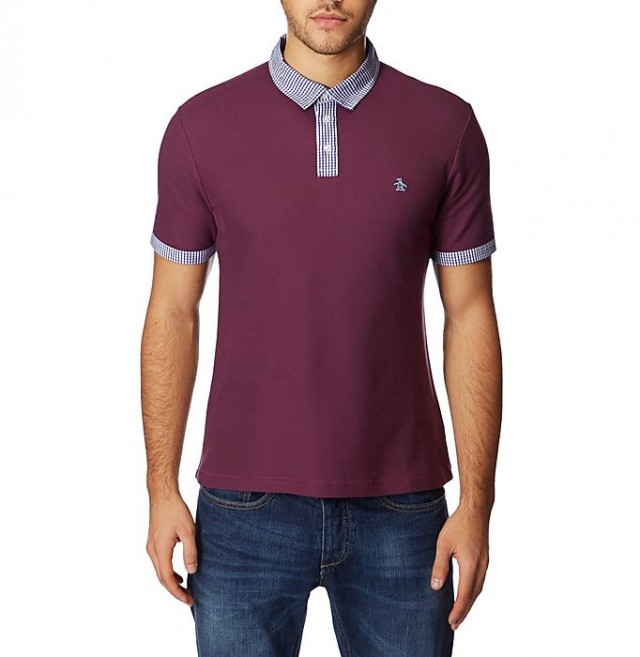 Original Penguin Gingham Polo Shirt