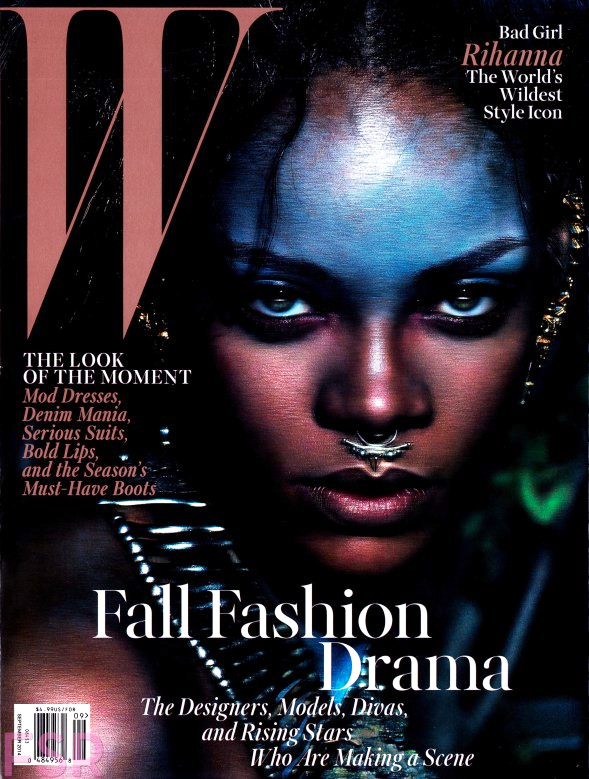Naomi Campbell, Iman and Rihanna pose for W magazine 