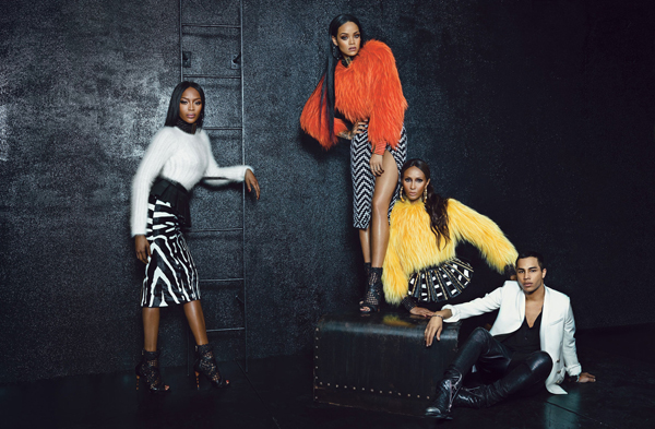 Naomi Campbell, Iman and Rihanna pose for W magazine 