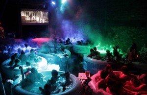 Win a 6 person hot tub plus a round of champagne with Hot Tub Cinema 18th Aug 2014 @hottubcinema