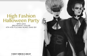Dress up For The “High Fashion” Halloween Party of the Season