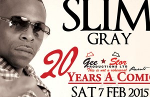 Danny ‘Slim’ Gray: 20 years a comic. One man show 7 Feb 2015 @SLIMcomedian