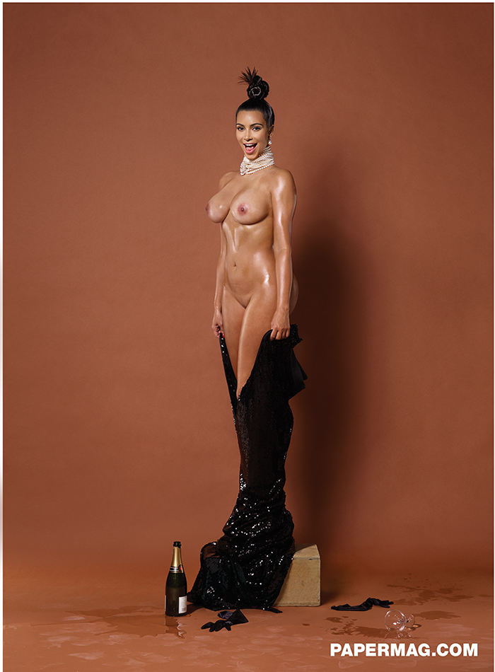 Kim Kardashian Naked for Paper Magazine
