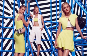 Hunter & Gatti get sporty with Jessica Stam for their SS15 collection