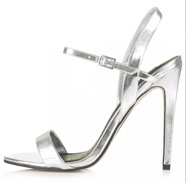 ROLO Skinny High Sandals in silver