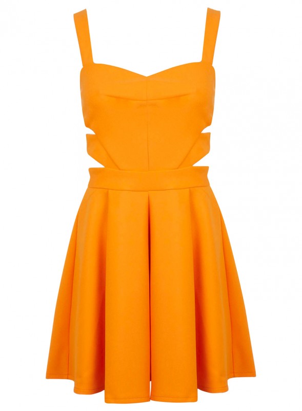 Orange Cut Out Skater Price - £45.00