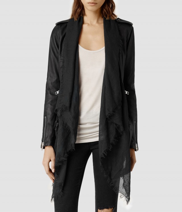 Arnel Leather Biker Jacket