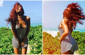 Rihanna shares her sunkissed beach photos from Hawaii