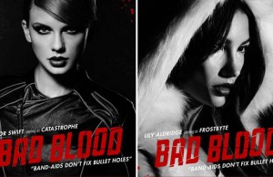 Taylor Swift & Lily Aldridge Bad Blood posters REVEALED