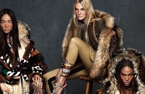 Caroline Trentini & Joan Smalls stars of DSquared2 ad campaign