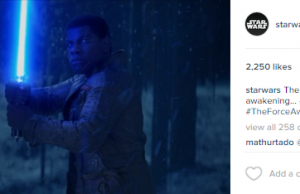 Star Wars releases exclusive footage from new film on Instagram in brand-new landscape format.