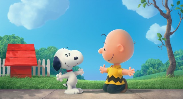 Snoopy and Charlie Brown