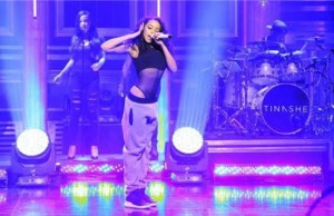 Tinashe performs Player on the Tonight Show with Jimmy Fallon