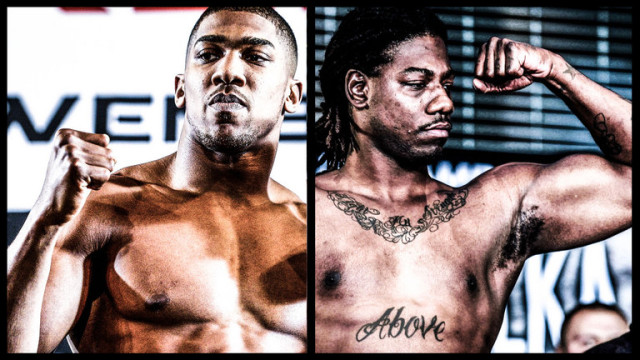 anthony joshua vs Charles Martin