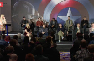 Captain America: Civil War at the European Press Conference