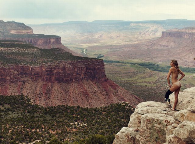 Allysa Seely poses in ESPN’s 2016 Body Issue