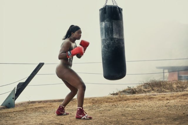 Claressa Shields poses in ESPN’s 2016 Body Issue