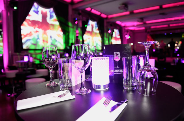 The London Cabaret Club dinner menu