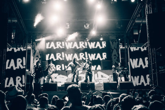 W.A.R - Sol Solid, Kurrupt FM, Lady Leshurr. Photos: Luke Dyson