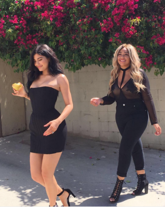 Kylie Jenner crashes in on the Jordyn Woods X boohoo shoot