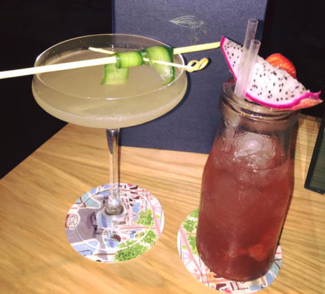 Cocktails at bluebird