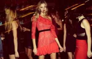 For Love & Lemons launches its sultry 2017 collection modelled by Magdalena Fracowiak For Love & Lemons features the Chanti off-the-shoulder ruffle dress in spring 2017 collection
