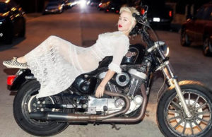Brooke Candy ft. Sia ‘Living Out Loud’ released today! brooke candy looking sexy in lace dress on a motorbike