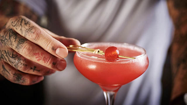 valentines day cocktail