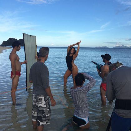 ashley Graham - Behind the scenes of Swimsuit Illustrated