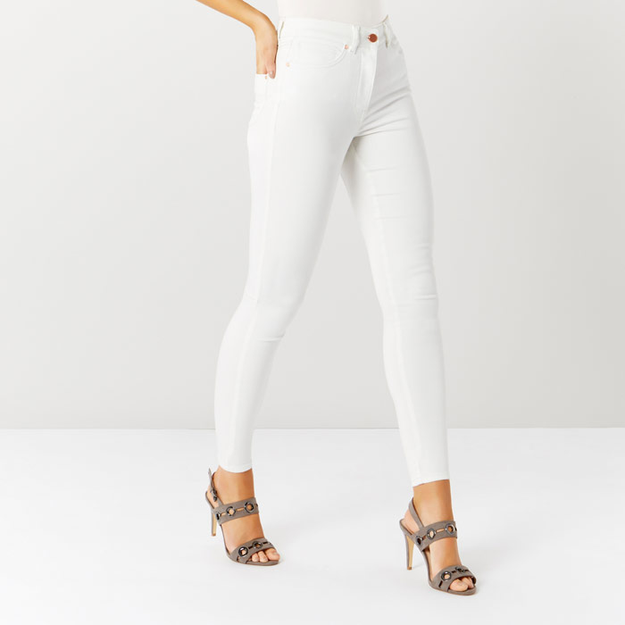 Amour White Jean