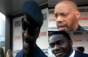 Guerrilla Premiere Red Carpet Interviews including Idris Elba