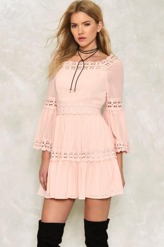 Nasty Gal - Caroline Ruffle Dress