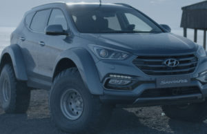 The Hyundai Santa Fe becomes the first car to travel across the Antarctic Hyundai Santa Fe