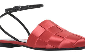 Slides, scandals and flip flops – 10 must have men and women designer slides for the summer MARCO DE VINCENZO Basket weave satin slides large