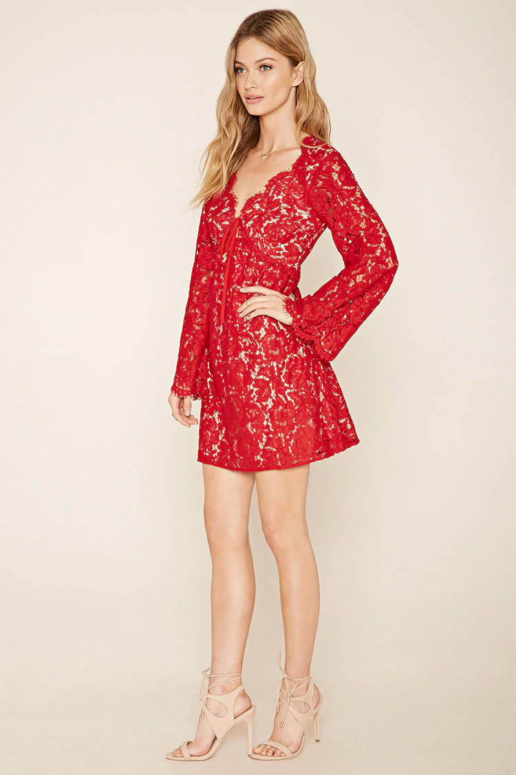 Forever 21 - Contemporary Eyelash Lace Dress