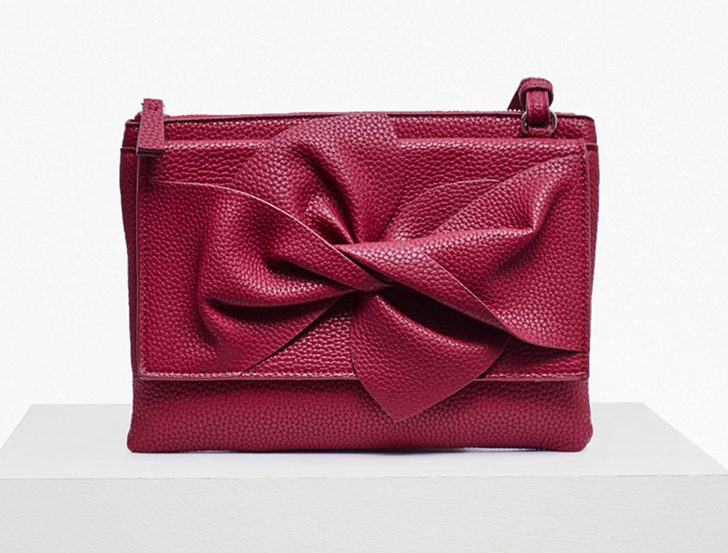 callie bow trio cross body bag