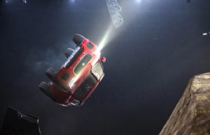 Jaguar unveils their brand new baby SUV known as the E-PACE in true Jaguar style!