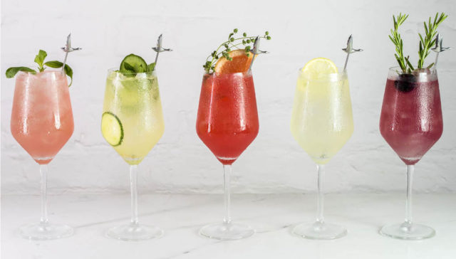 Grey Goose grand le fizz cocktails