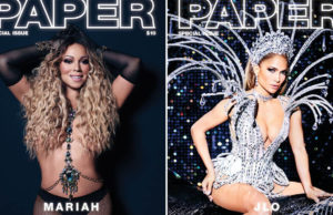 Jennifer Lopez & Mariah Carey dazzle, Las Vegas style for Paper magazine JLO Mariah strip for Paper Mag
