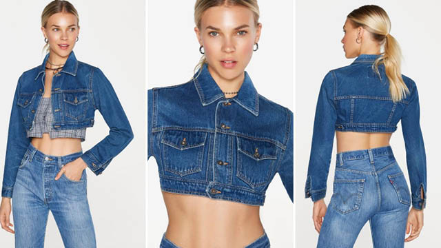 After Party Vintage Short Notice Cropped Jacket