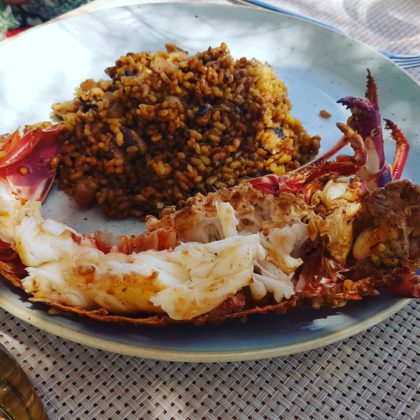 Hand picked Lobster Paella