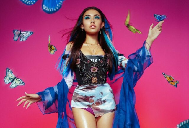 Madison Beer strips to her underwear for Galore Magazine