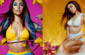 Madison Beer strips down to her lingerie for Galore Magazine