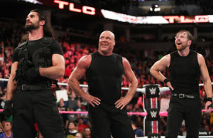 Kurt Angle returns to WWE action for the first time in eleven years seth rollins kurt angle dean ambrose