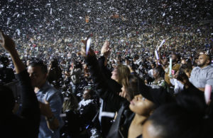 JAY-Z, JLO, Stevie Wonder and More Perform at 3rd Annual TIDAL X: Brooklyn Presented by BACARDÍ NEW YORK, NY - OCTOBER 17: Guests attend the TIDAL X benefit concert powered by BACARDI and hosted by Fat Joe at Barclays Center of Brooklyn on October 17, 2017 in New York City. (Photo by Monica Schipper/Getty Images for BACARDI)