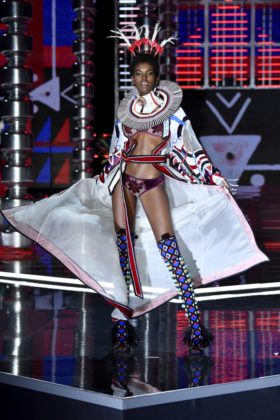 Amilna Estevao walks the 2017 Victoria’s Secret Fashion Show