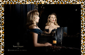 Veuve Clicquot X Charlotte Olympia the perfect gift for her, available exclusively at Harrords LGD by CO - key visual gift box
