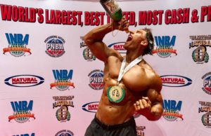 Welsh Pro Wrestler Rob Terry becomes Body Building Champion in Vegas rob terry wins natural mr olympia