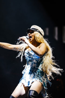 Cardi B performs at Spotify's Who We Be at Alexandra Palace 30.11.17